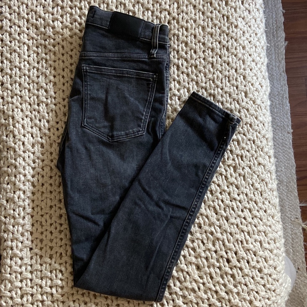 Madewell High Rise Skinny Jeans - Grey